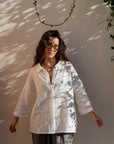 Pearl Half Sleeve Cotton Shirt