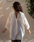 Pearl Half Sleeve Cotton Shirt