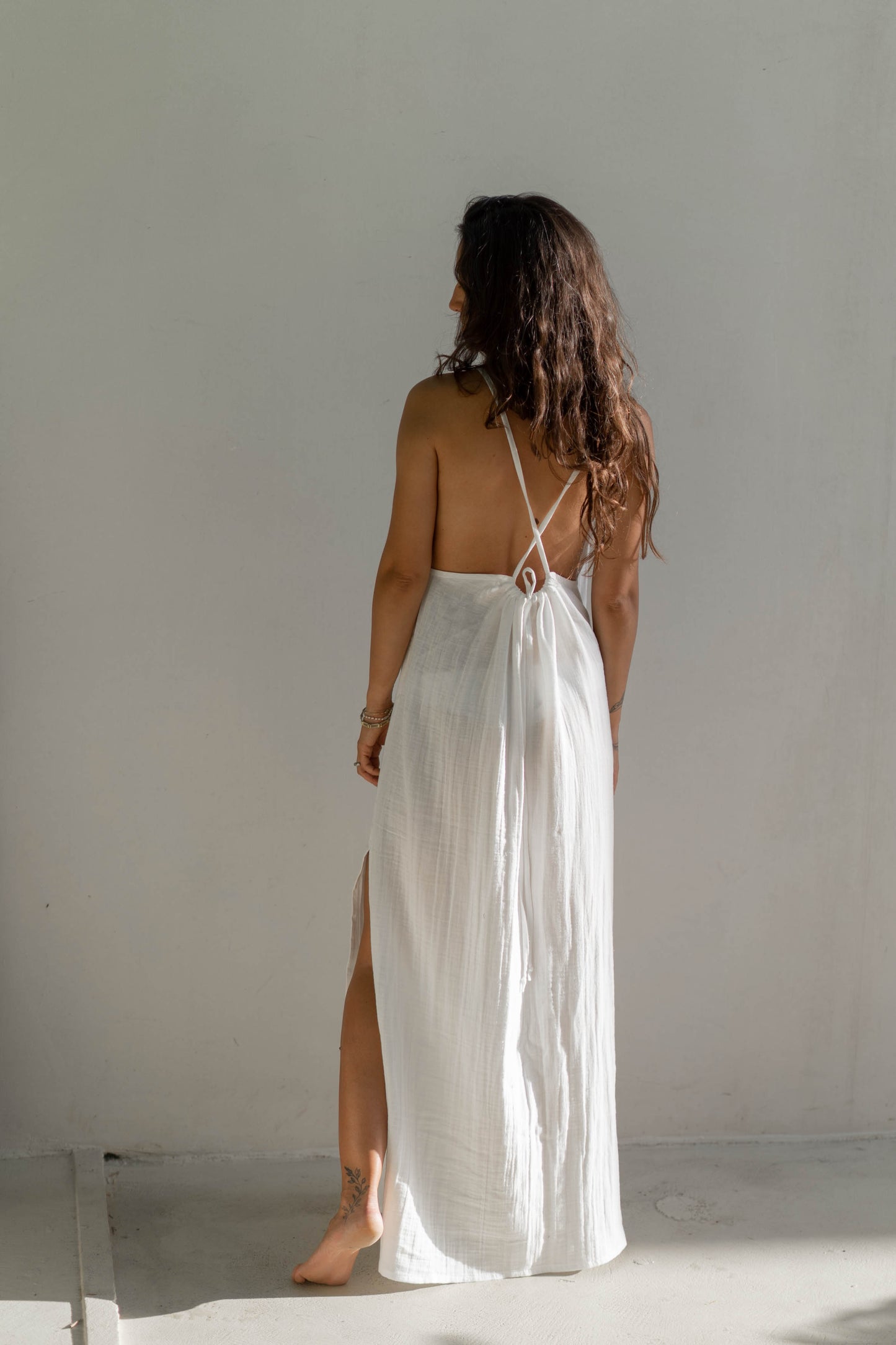 White Manyway Dress