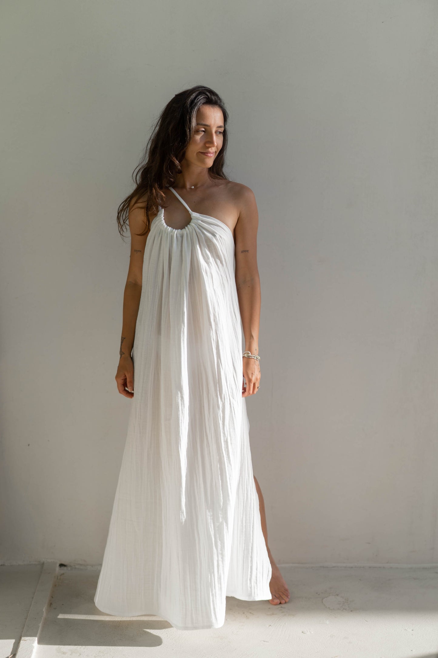 White Manyway Dress