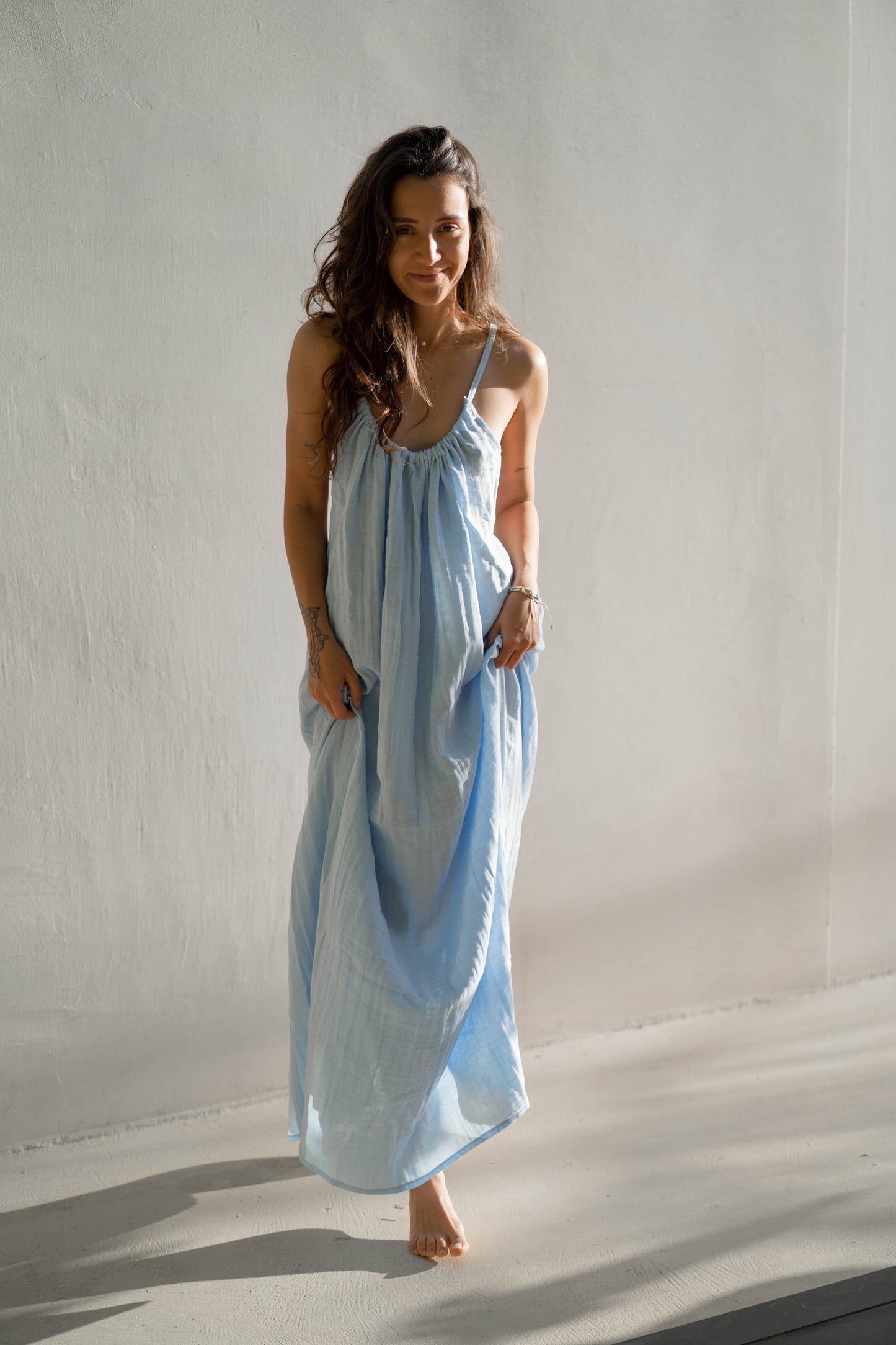 Sky Blue Manyway Dress