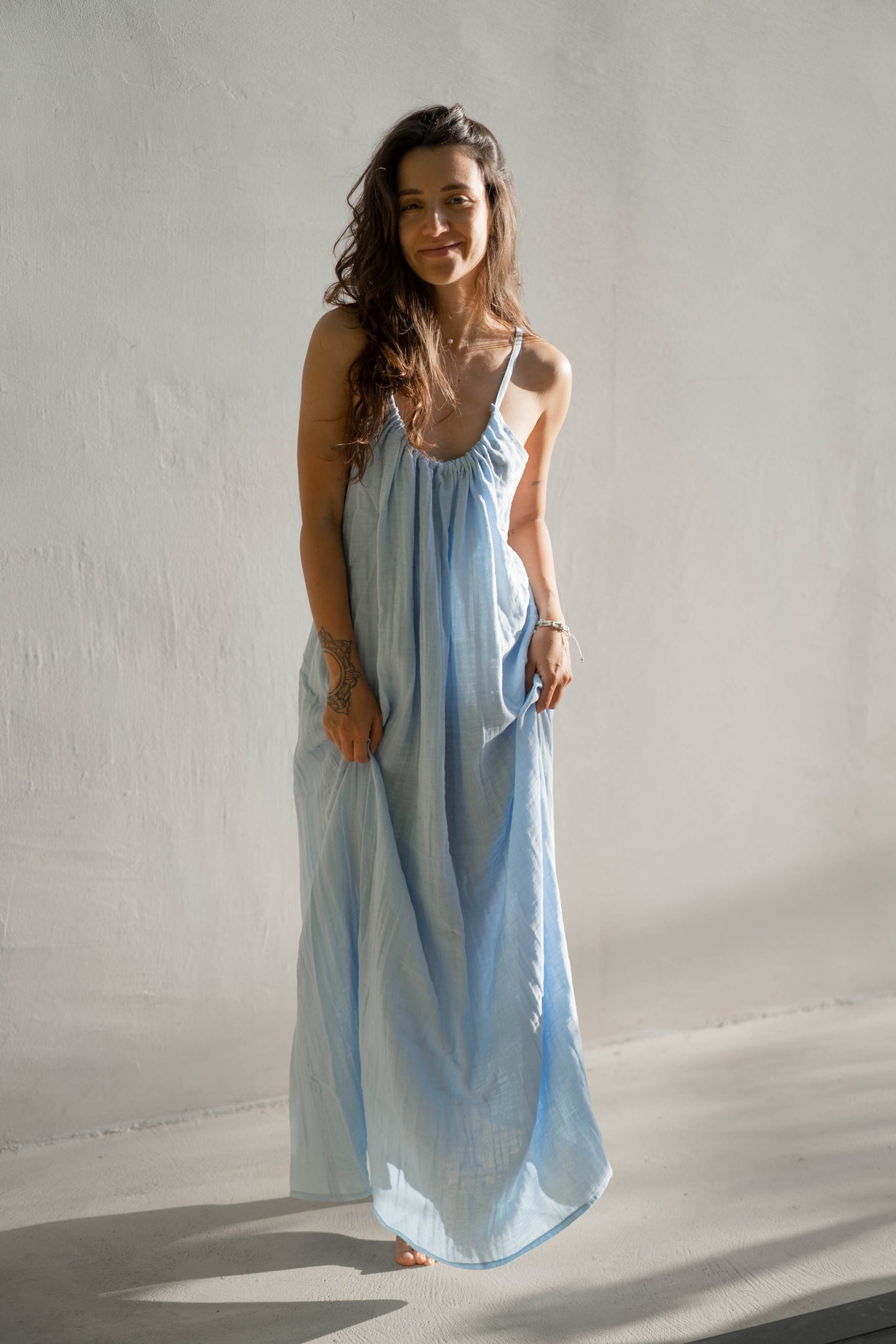 Sky Blue Manyway Dress