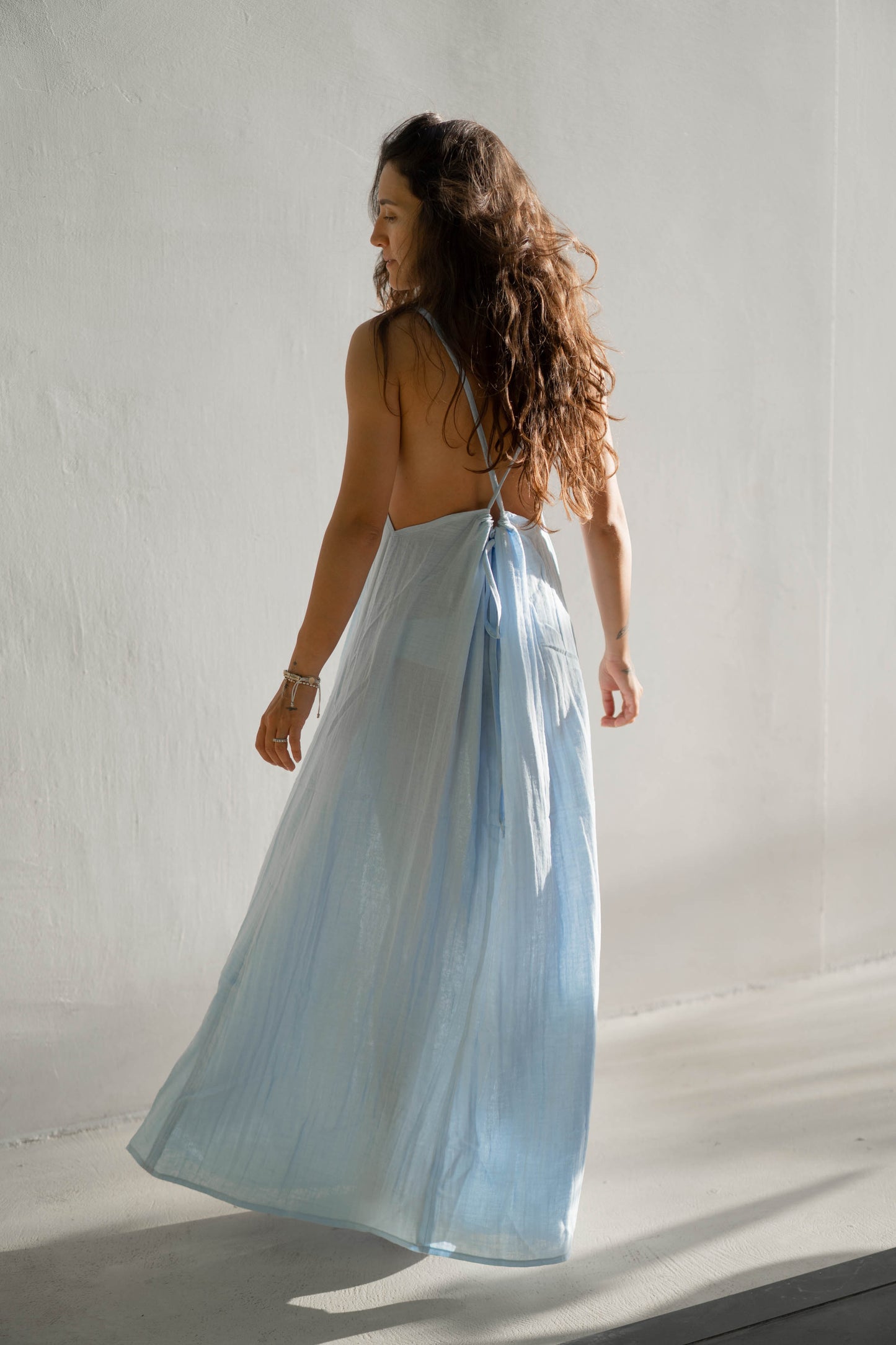 Sky Blue Manyway Dress