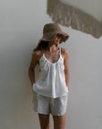 White Manyway Top
