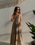 Coffee Manyway Dress