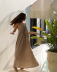Coffee Manyway Dress